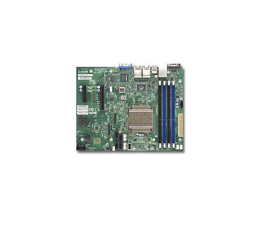 SuperMicro A1SRM-2758F uATX Motherboard -PCIe x8, PCIe x4, USB2 x7,Quad LAN