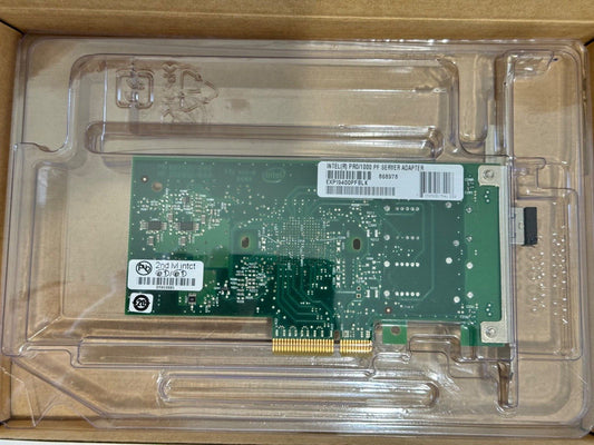 EXPI9400PFBLK Intel PRO/1000 PF 1-Port 1GB Ethernet PCIe Server Network Adapter