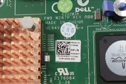 VWWP7 - Dell PowerEdge R910 2X 10GB Broadcom 5709 Dual-Port 10GB Network Adapter