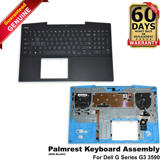 Dell G Series G3 3590 Palmrest Keyboard Assembly RGB Backlit US QWERTY 297JM