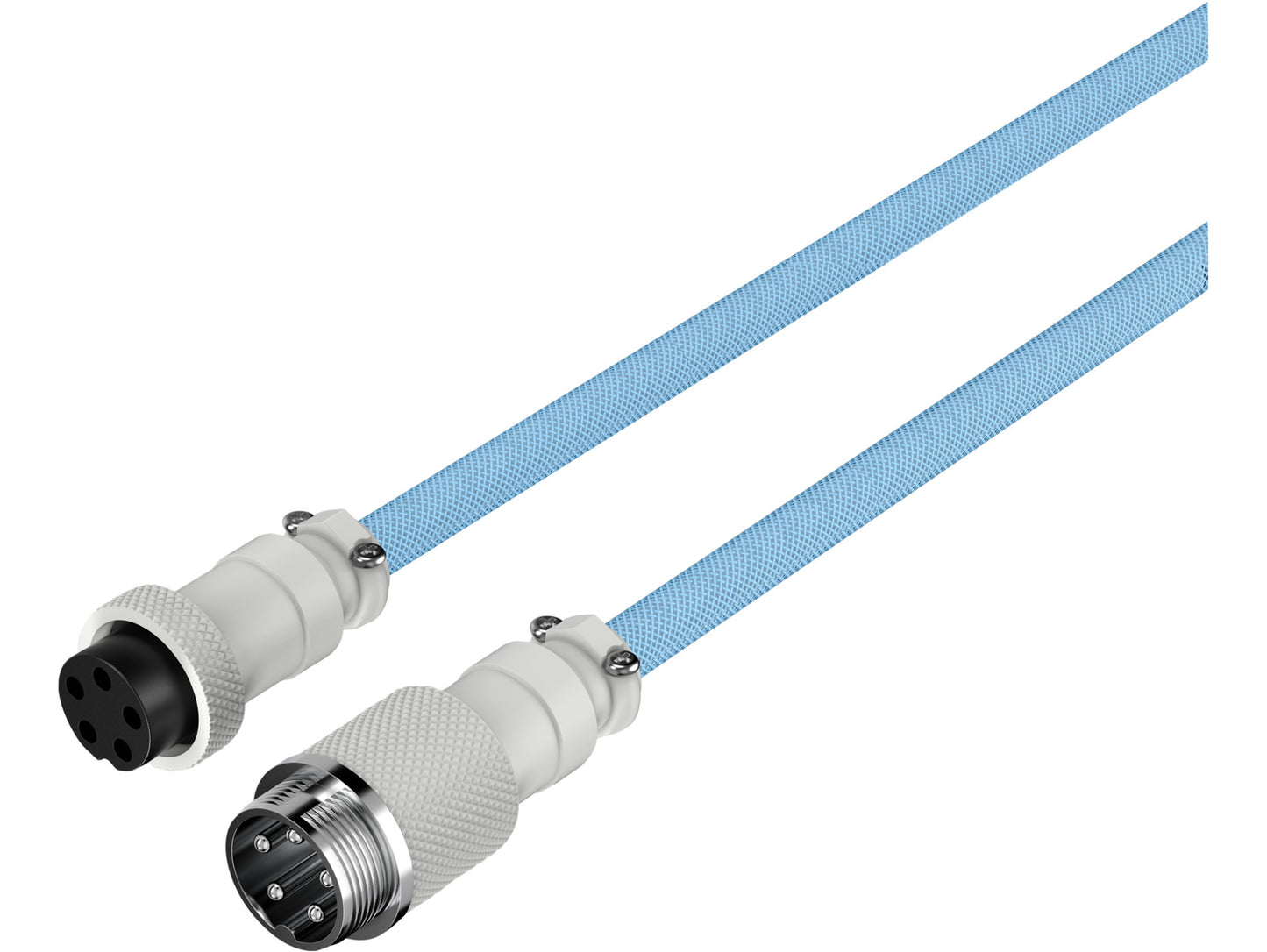 HyperX USB-C Coiled Cable Light Blue-White