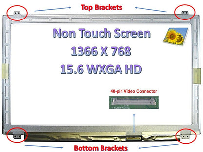 B156XW04 V.0 V.5Laptop 15.6 WXGA Glossy Slim LED LCD Screen Display