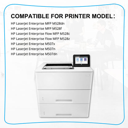 [With Chip] 3PK CF289X Toner Black for HP 89X LaserJet Pro M528f M507n M507dn