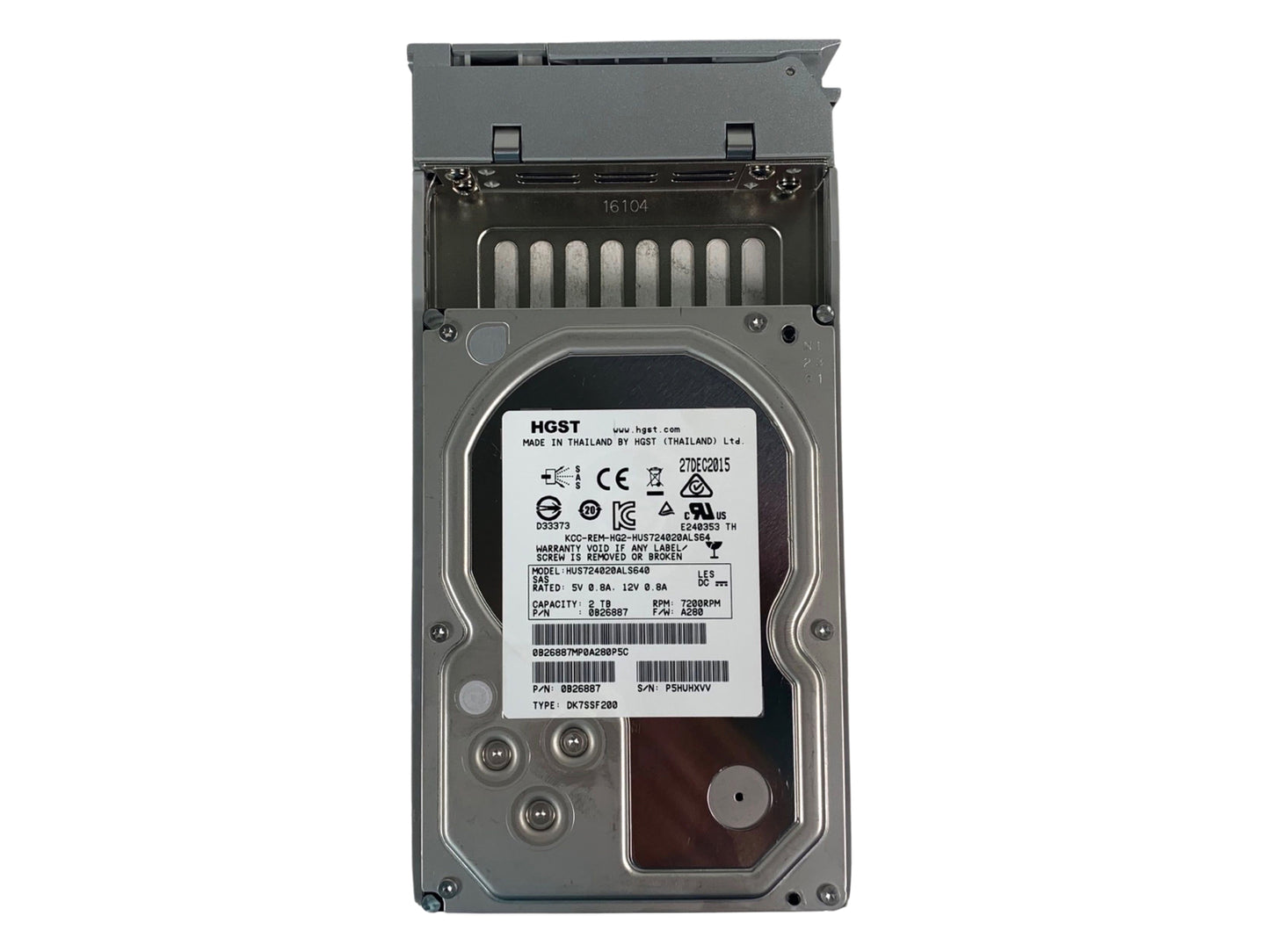 Genuine HGST HUS724020ALS640 2TB 7200RPM 6Gbps SAS 3.5" HDD 0B26923 0B26887 (NOT FOR HOME PC)