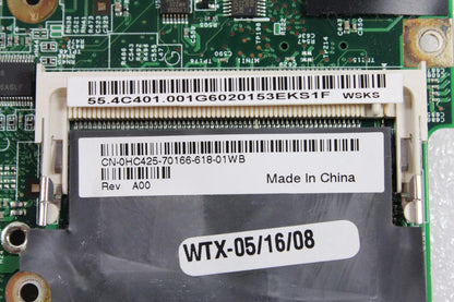 OEM Dell Inspiron 630m XPS M140 DDR2 SDRAM 1 Slot System Motherboard HC425 MD253