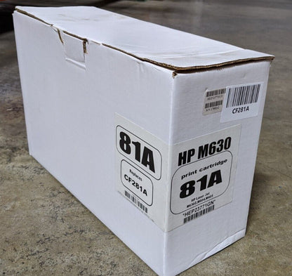 Genuine HP 81A CF281A Black High Yield Toner 10.5K MFP M630Refill Packaging