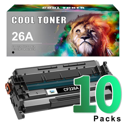 10PK CF226A Toner Cartridge For HP 26A LaserJet Pro M426fdn M402dn M402n M426fdw