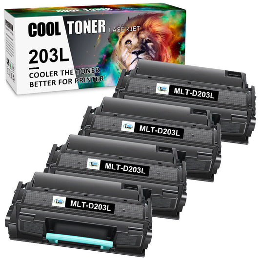 4x 203L MLT-D203L Toner Cartridge For Samsung SL-M3820DW M3320ND M3870FW M3370FD