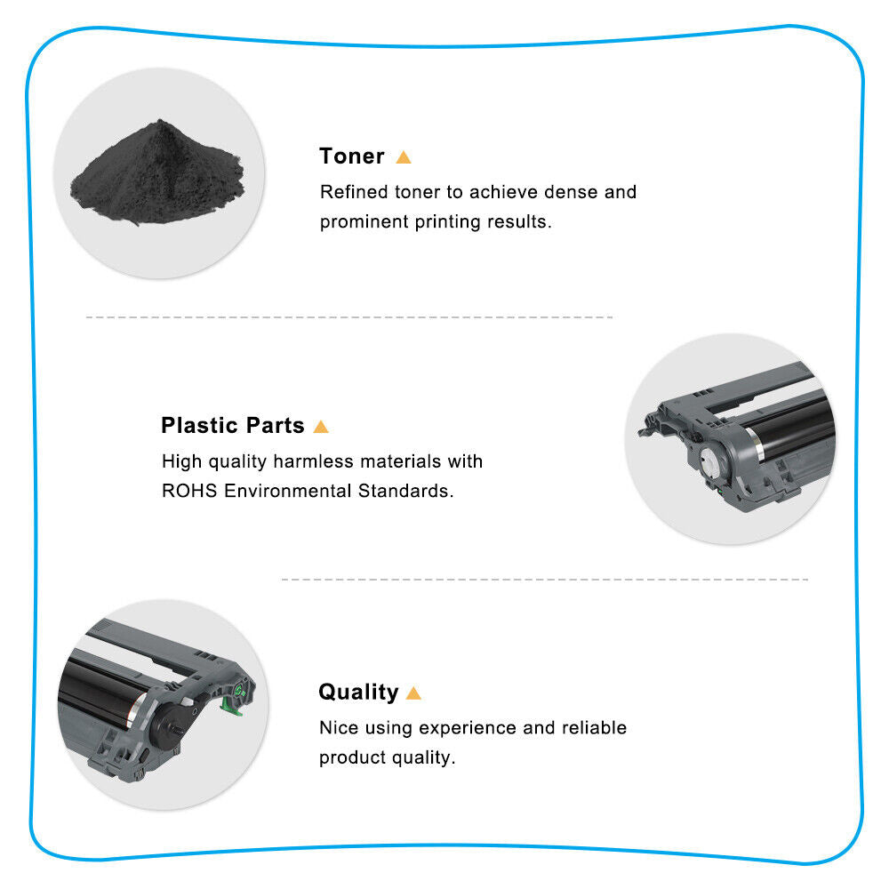 4 Pack DR223 Drum CMYK Compatible for Brother HL-L3210CW HL-L3270CDW MFC-L3710CW