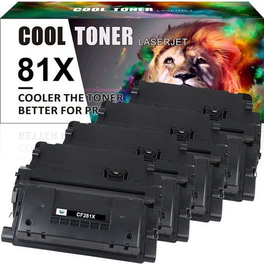 4PK CF281X Toner for HP 81X LaserJet M605dn M605x M630h M630dn M630f M630z M630