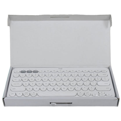 Logitech K380 Wireless Multi-Device Bluetooth Keyboard 78 Keys Off White QWERTY
