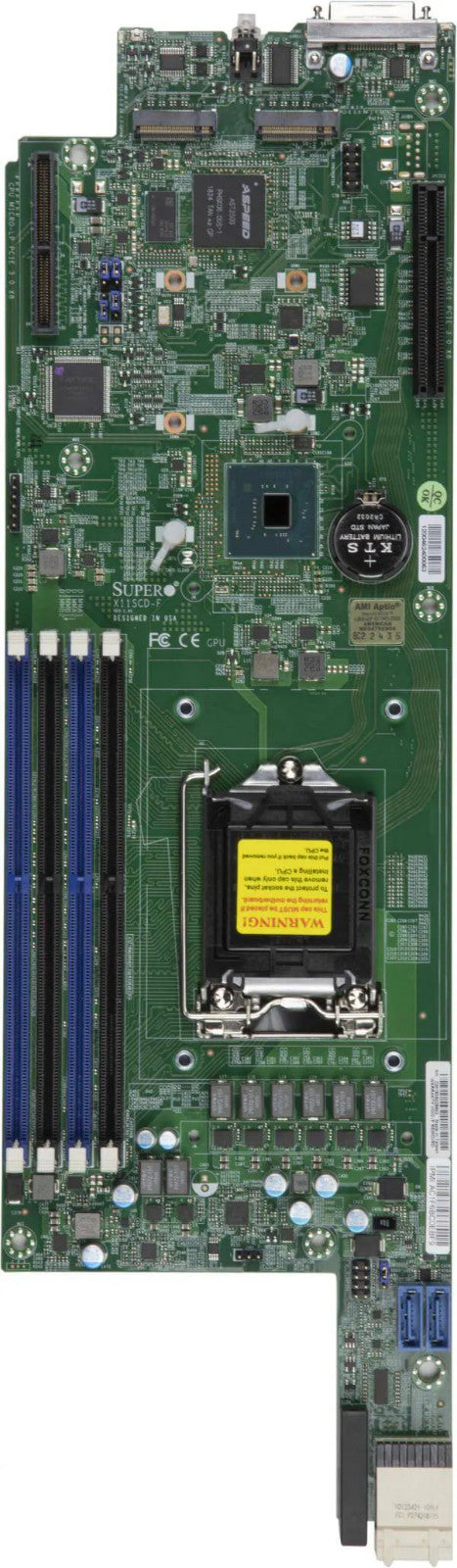 SuperMicro X11SCD-F Motherboard - Intel Xeon E-2100 family, H4 LGA1151