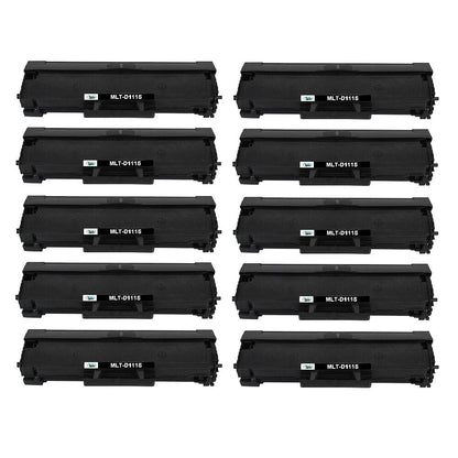 10PK MLT-D111S Toner Fit for Samsung Xpress M2070FW M2070W M2020W Printer & Chip