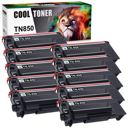 10PK TN850 Toner Cartridge Compatible for Brother MFC L5850DW L5800DW HL-L6200DW