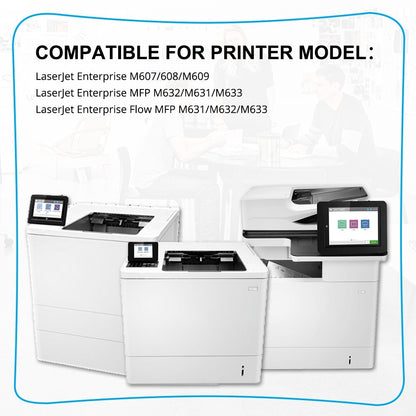3PK CF237A 37A Toner Compatible with HP LaserJet Enterprise M607 M608 M609 M631