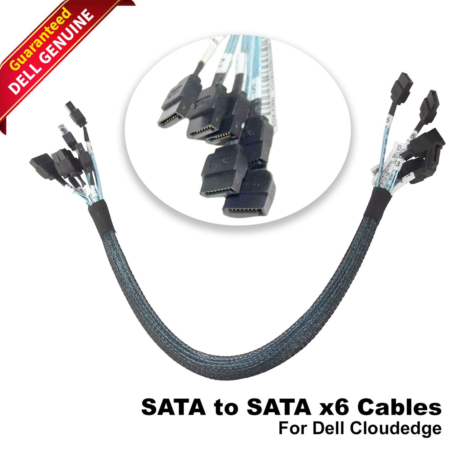 New Dell Cloudedge C6105 SATA to SATA x6 Cable Replacement D5GW3 0D5GW3