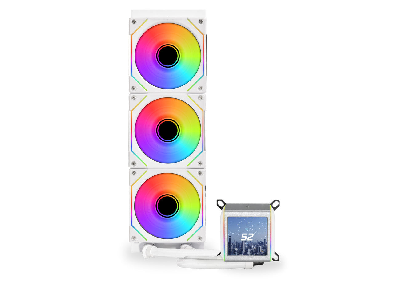 Lian Li GA2ALCD36INW LQCL LIANLI|Galahad II LCD-SL INF 360mm White R Accessories