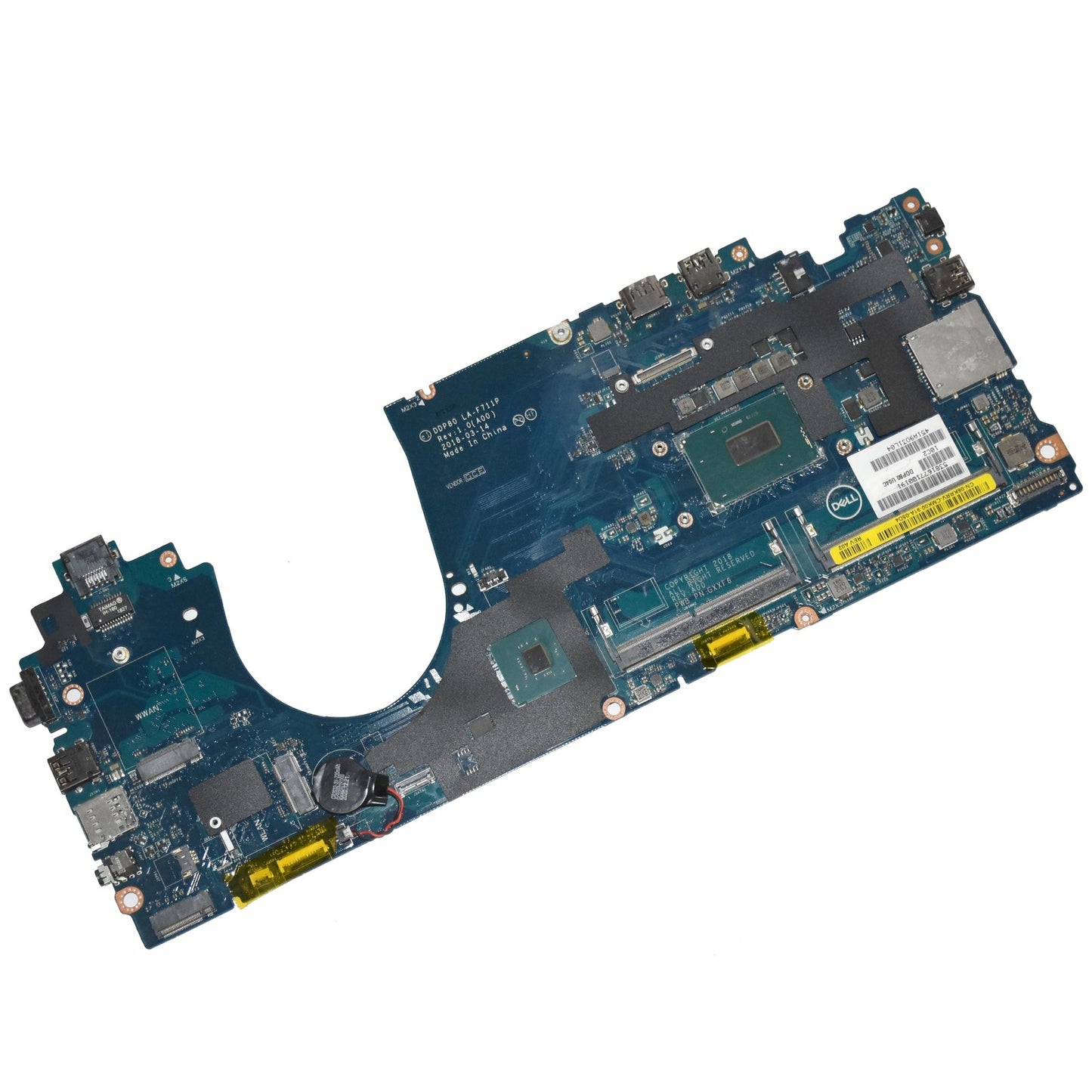 Dell Latitude 5591 Motherboard i7-8850H 2.6GHz 6-Core UMA LA-F711P 6KRRV