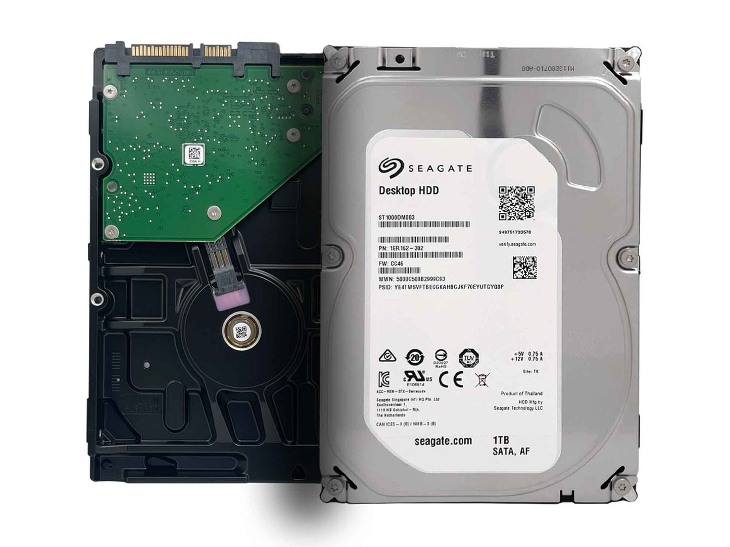 Seagate ST1000DM003 1TB 7200RPM 128MB SATA 6Gb/s 3.5inch Desktop Hard Drive