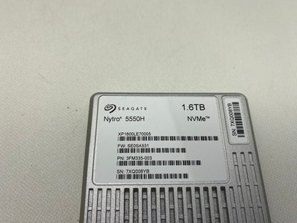 New 1.6TB Seagate Nytro 5550H PCI-E Gen4 4 Nvme 2.5" SSD XP1600LE70005