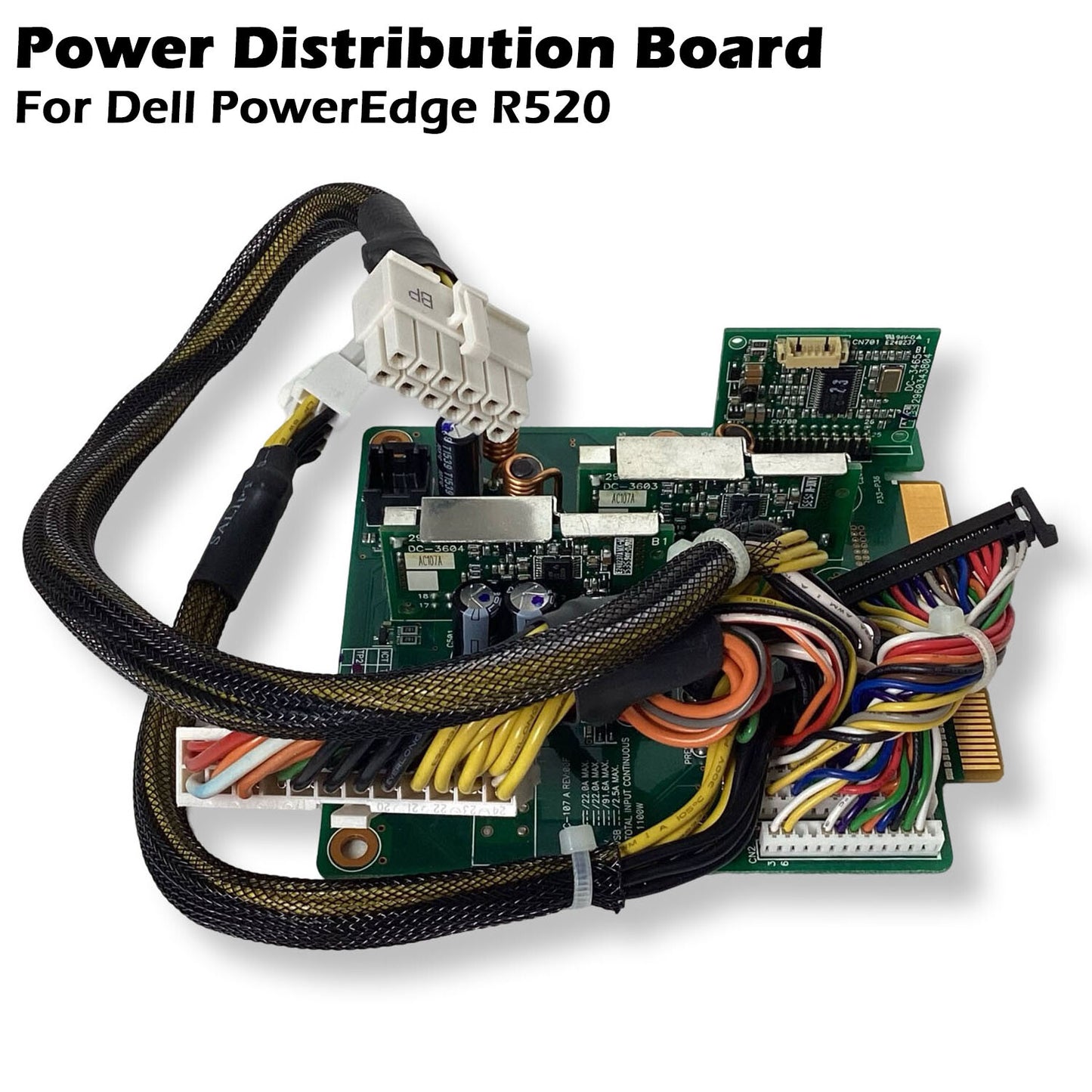 Lot x 5 Dell PowerEdge R520 Dual Hot Swap Power Supply Distribution Board G6GGH