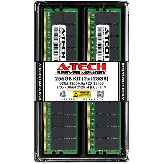 256GB 2x128GB PC5-4800 EC8 RDIMM Dell PowerEdge C6620 R7625 XR7620 Memory RAM