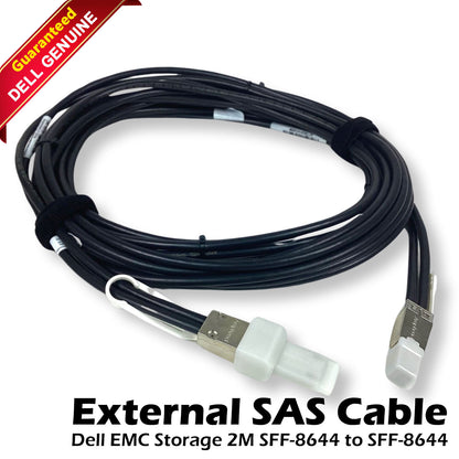 NEW *GM7D2* Dell EMC Storage 2M SFF-8644 to SFF-8644 External SAS Cable (NOT FOR HOME PC)