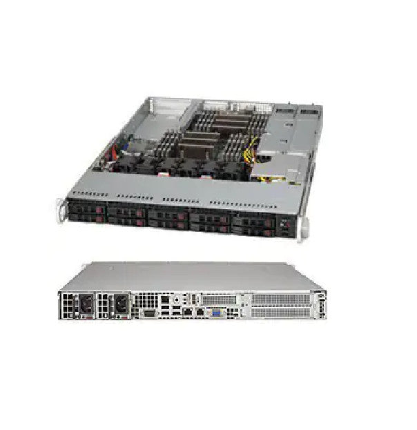 Supermicro CSE-116AC2-R706WB 1U Chassis W/ 750W and PCIe NVMe Backplane