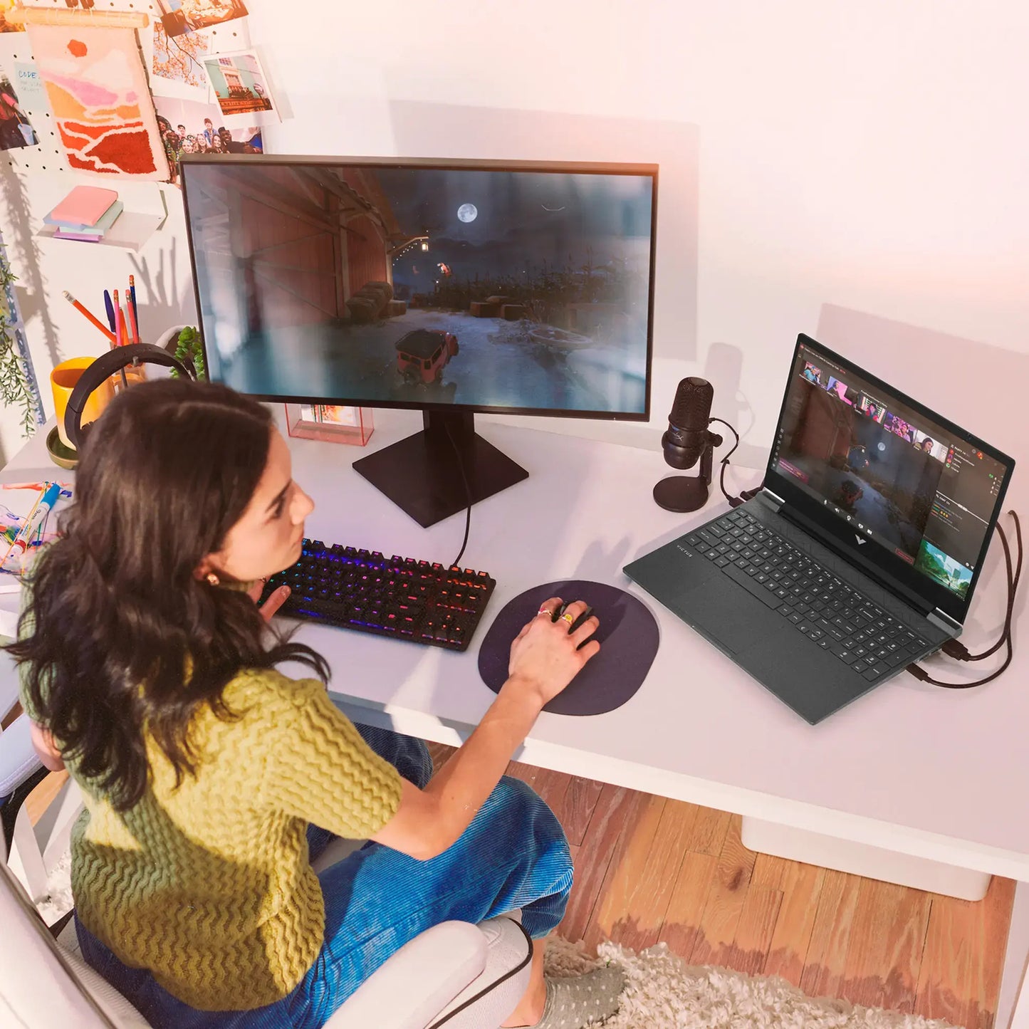 New HP Victus Gaming 15.6" 144Hz FHD Ryzen 5 7535HS 32GB 1TB SSD Radeon RX 6550M