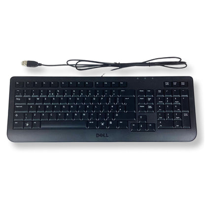 Dell SK-8185 US English 104-Keys Black USB Wired Slimline Desktop KeyboardY526K