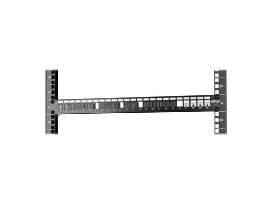 TRIPP LITE N062-024-KJ-SH 1U Rack-Mount Shielded Blank Keystone/Multimedia Patch