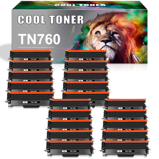 20PK TN760 TN730 Toner Compatible for Brother MFC-L2710DW HL-L2370DW DCP-L2550DW