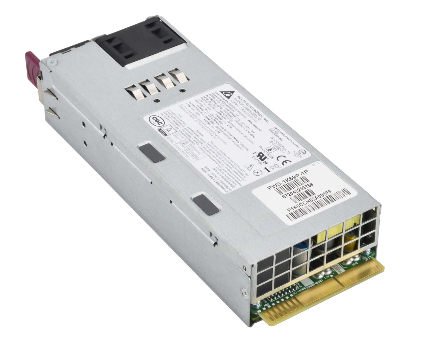 Supermicro PWS-1K69P-1R 1600W 1U Redundant Power Supply