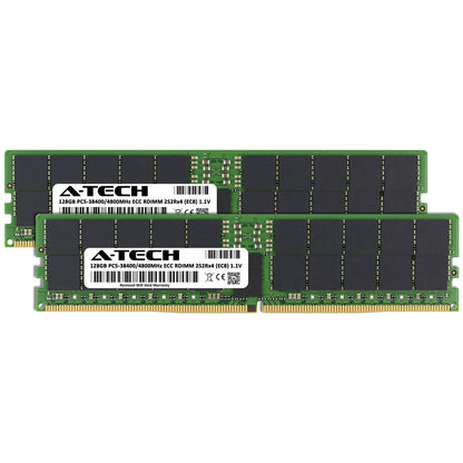 256GB 2x128GB PC5-4800 EC8 RDIMM Dell PowerEdge C6620 R7625 XR7620 Memory RAM