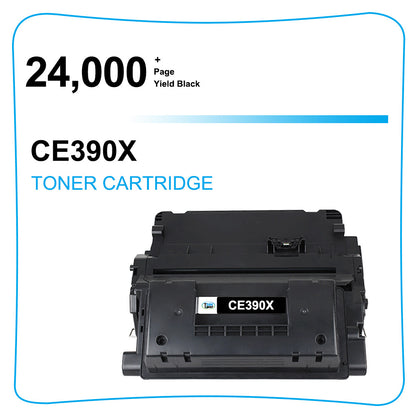 3PK CE390X 90X Black Toner Compatible with HP M4555 MFP 600 M602 M603 Printer