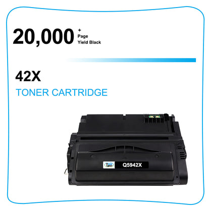 3PK Q5942X 42X Black Laser Toner Cartridges For HP LaserJet 4250 4250n 4350dtn