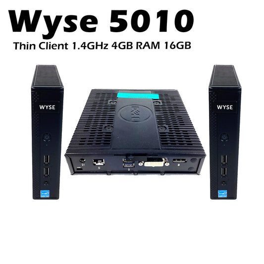 Dell Wyse 5010 Thin Client Dx0D AMD G-T48E 1.4GHz 4GB RAM 16GB Flash WES7 RJ45