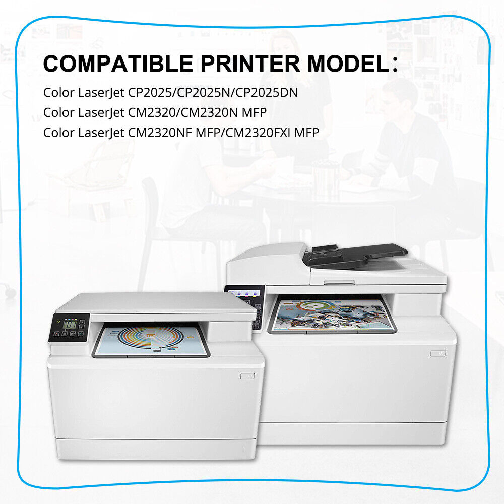 4P For HP LaserJet CP2025dn CP2025n CM2320nf MFP Color Toner CC530A 304A ink