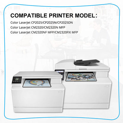 4P For HP LaserJet CP2025dn CP2025n CM2320nf MFP Color Toner CC530A 304A ink