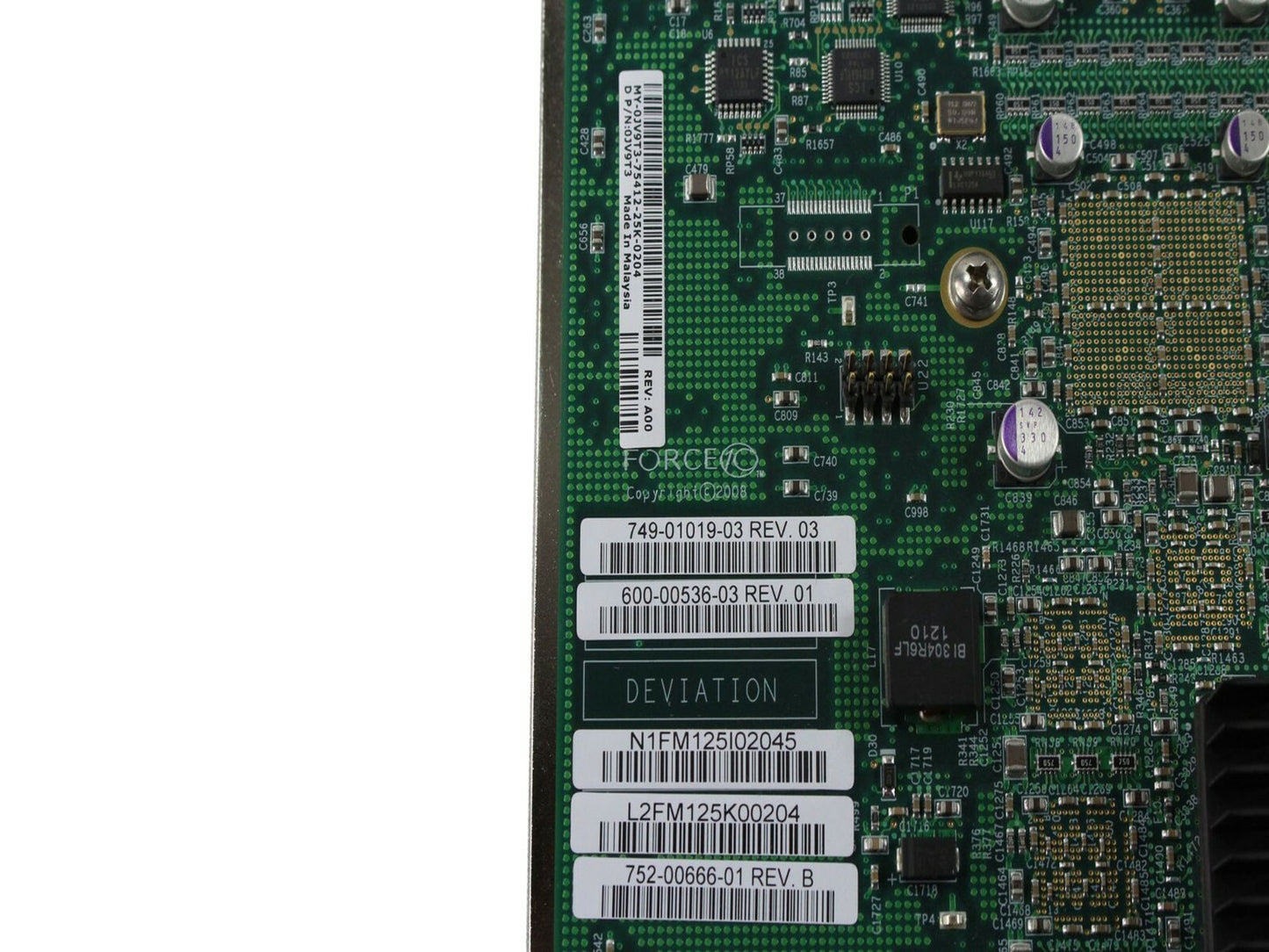 Dell JV9T3 Force10 LC-EG3-10GE-2P 10 Gb 2 Port SFP 10 Gigabit Ethernet Line Card