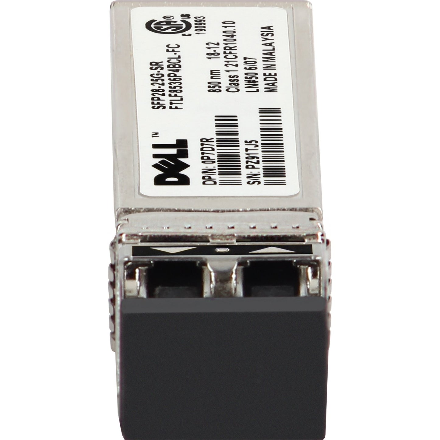 407-BBXU - Dell Networking- Transceiver- 25GbE SFP28 SR-MMF Duplex- LC (New)