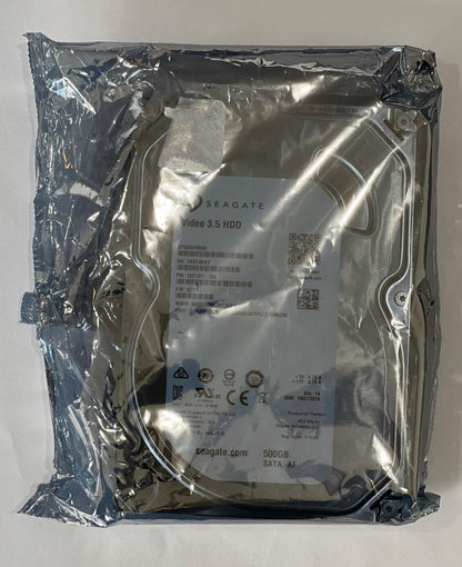 NEW SEALED!!! SEAGATE ST500VM000 500GB VIDEO 3.5IN SATA INTERNAL HARD DISK DRIVE