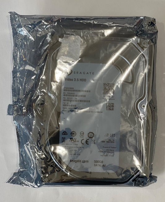 NEW SEALED!!! SEAGATE ST500VM000 500GB VIDEO 3.5IN SATA INTERNAL HARD DISK DRIVE