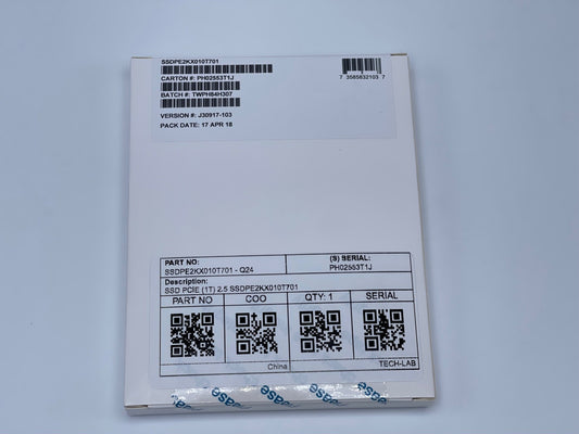 Intel DC P4500 SSDPE2KX010T701 1TB SSD 2.5in U.2 NVMe PCIe 3.1 x4 SFF-8639