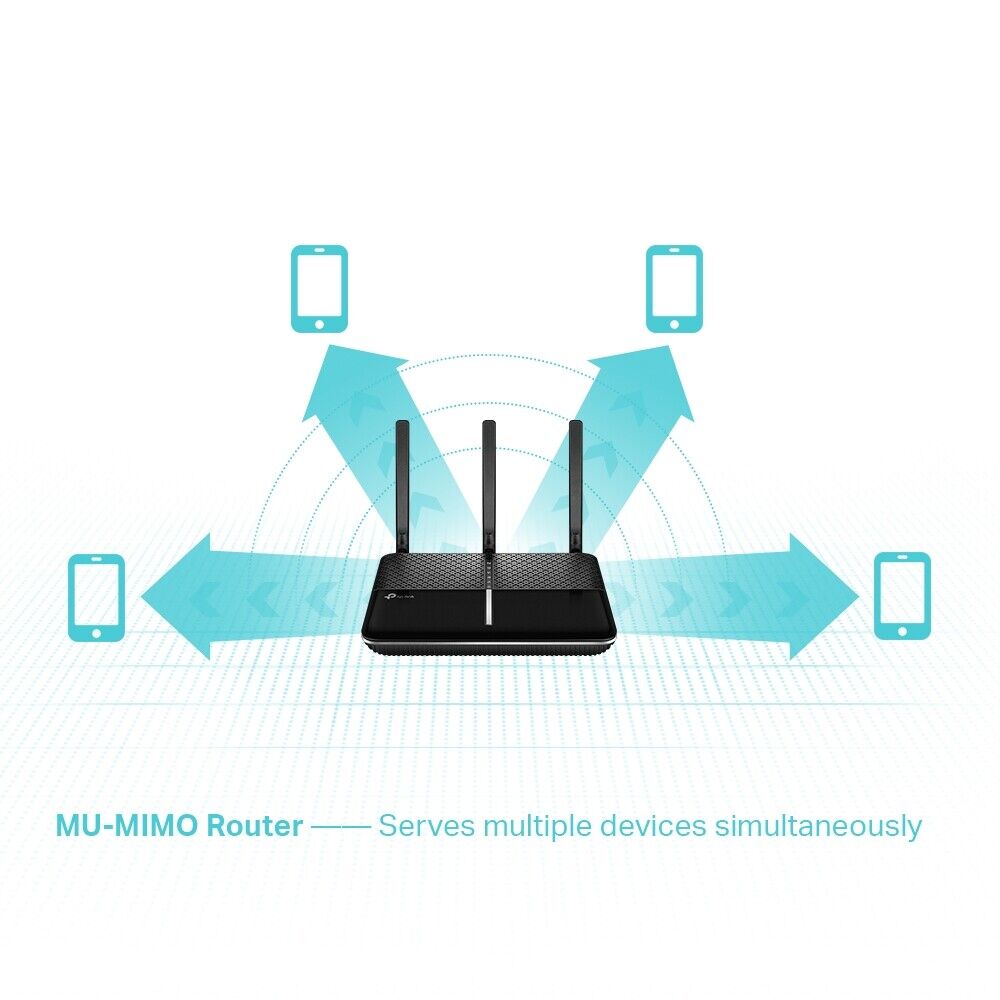 TP-Link Archer A10 AC2600 Smart WiFi Gigabit MU-MIMO Router, Work w/Alexa