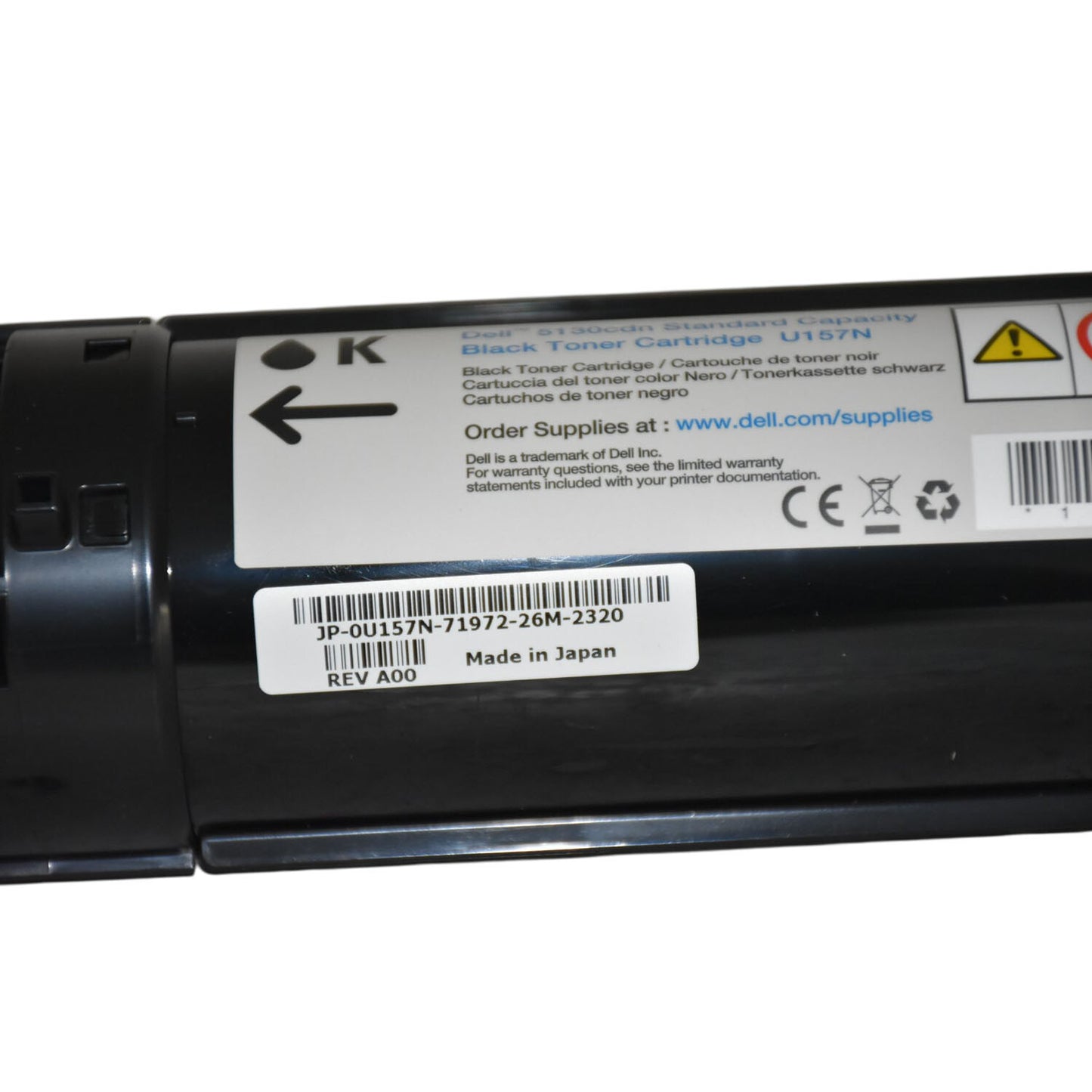 Genuine Dell 5130cdn Color Laser Printer Black 9000 Yield Toner Cartridge U157N