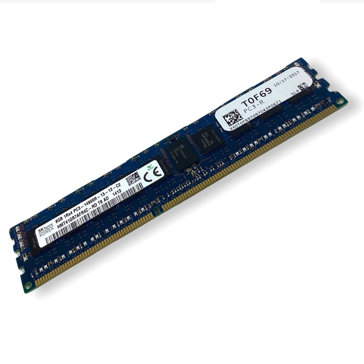 Hynix HMT41GR7AFR4C-RD 8GB 1Rx4 PC3-14900R 1866MHz Server RAM Memory T0F69