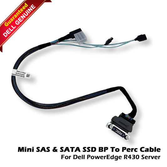New Genuine Dell PowerEdge R430 MINI SAS SATA SSD BP to PERC Cable Black 72HGP (NOT FOR HOME PC)
