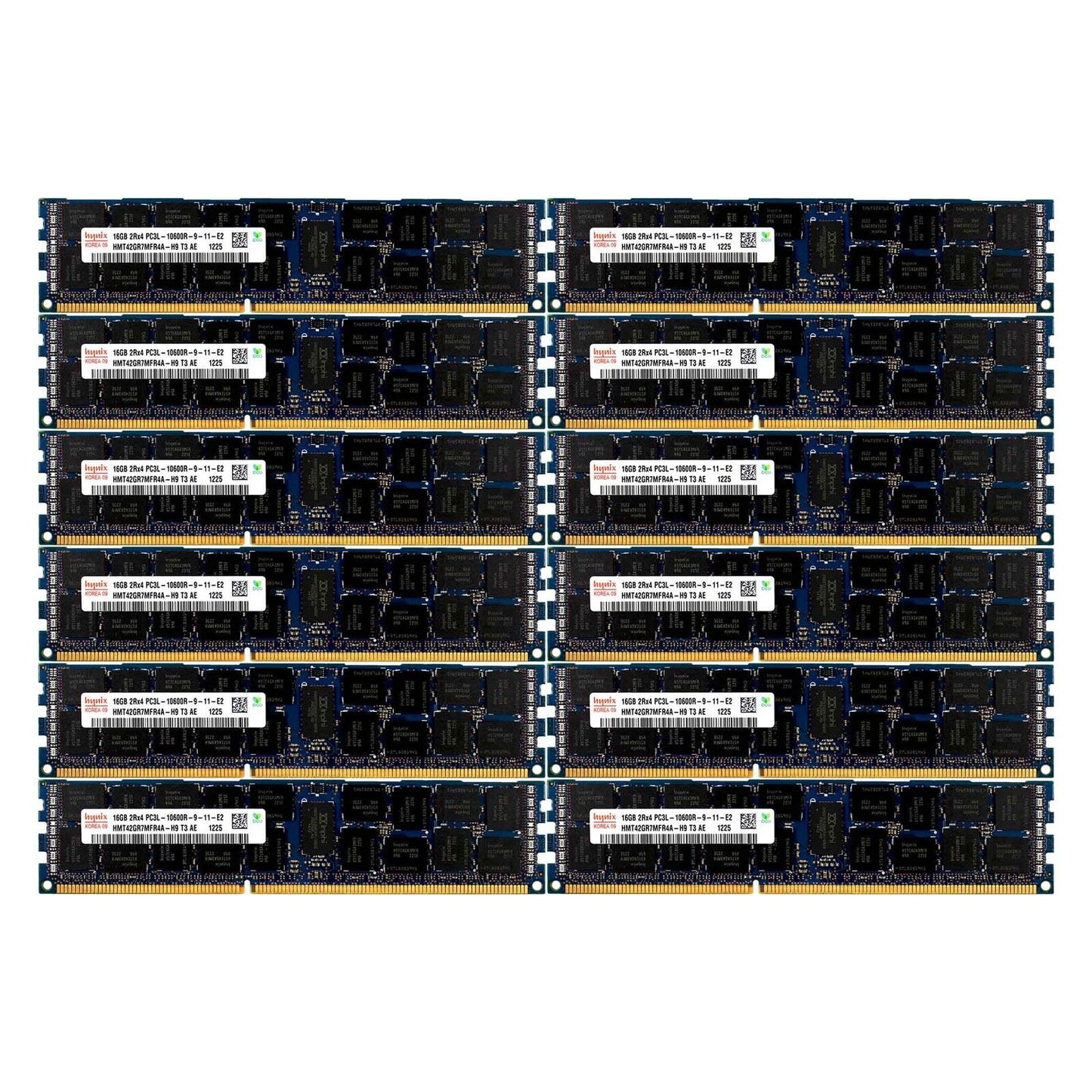 PC3L-10600 12x16GB HP Proliant DL360P DL380E DL380P DL385P DL560 G8 Memory Ram