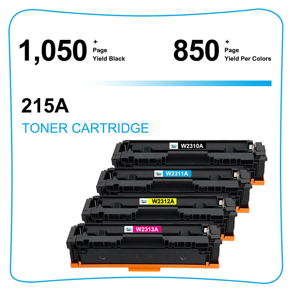 3PK 215A W2310A No CHIP Toner Compatible With HP Color Pro MFP M182 M183